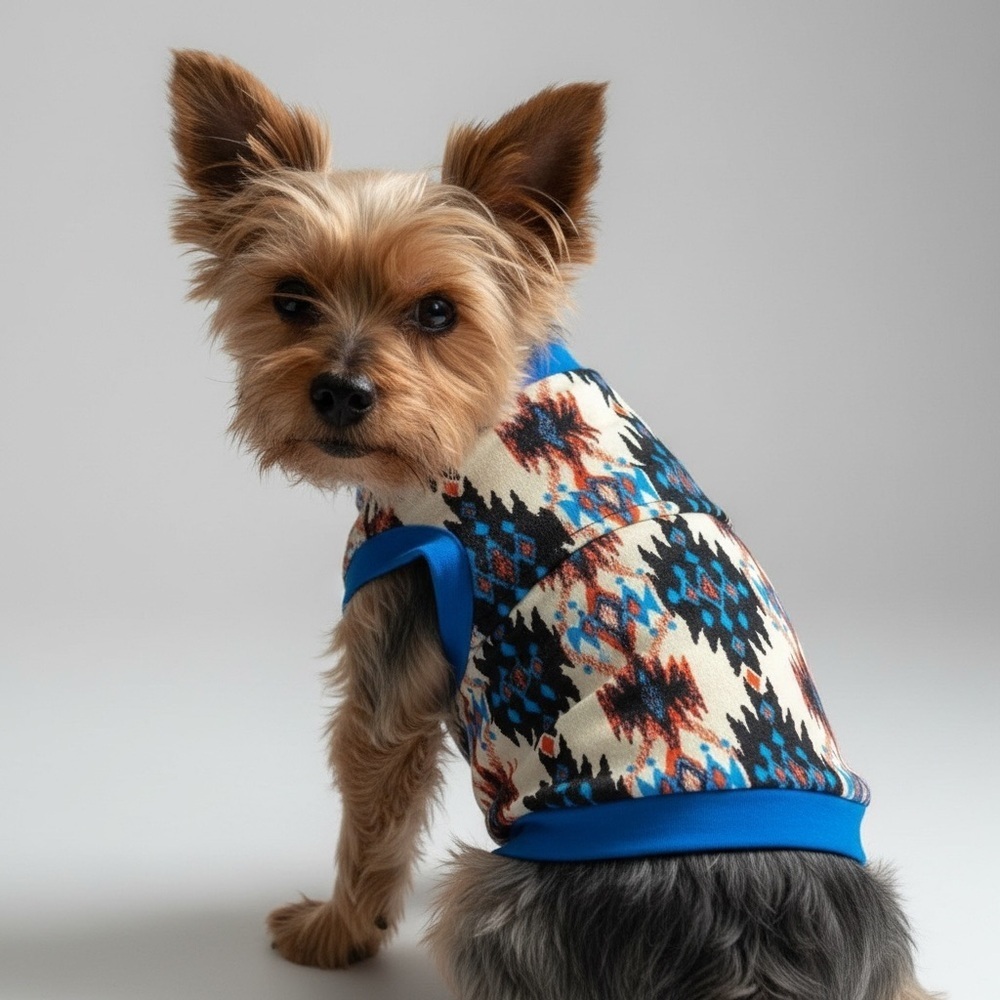 Little Tribal Southwestern Print Beach Doggy Shirt